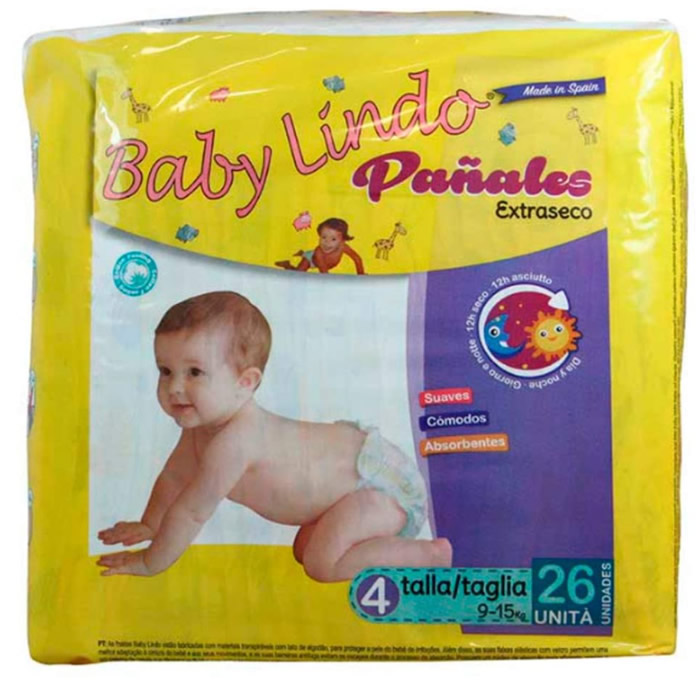 BABY LINDO DIAPER EXTRA DRY T4